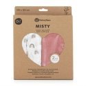 Petite&Mars Misty Bamboo Muslin Wrap Set of 2 | Rose Petite&Mars Misty Bamboo Muslin Wrap Set of 2 | Rose