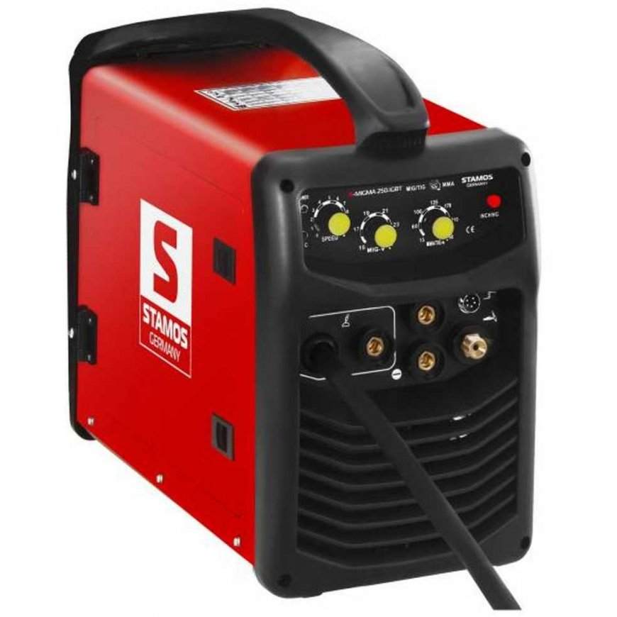 Stamos Germany Semi-automatic welding machine migomat TIG MIG/MAG MMA 250A IGBT Stamos Germany + 5kg wire – 2