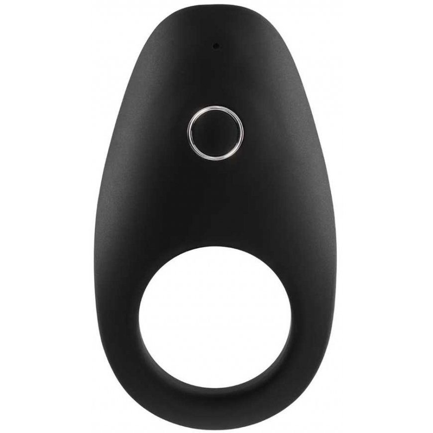 So Divine Vyriškas Vibrating Ring vibruojantis penio žiedas Juodas