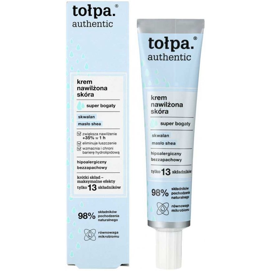 Alkotest TOŁPA Authentic face cream - moisturized skin extremely rich 40 ml