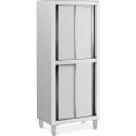 Royal Catering Stainless steel catering cabinet with sliding doors 120 kg 80 x 50 x 180 cm Royal Catering Stainless steel catering cabinet with sliding doors 120 kg 80 x 50 x 180 cm