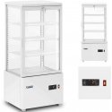Šaldytuvas Royal Catering Šaldytuvo vitrina, stiklinė, 4 lygių, 78 l - balta Šaldytuvas Royal Catering Šaldytuvo vitrina, stiklinė, 4 lygių, 78 l - balta