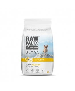 RAW PALEO Ultra Mini Puppy Turkey - sausā barība kucēniem - 2 kg