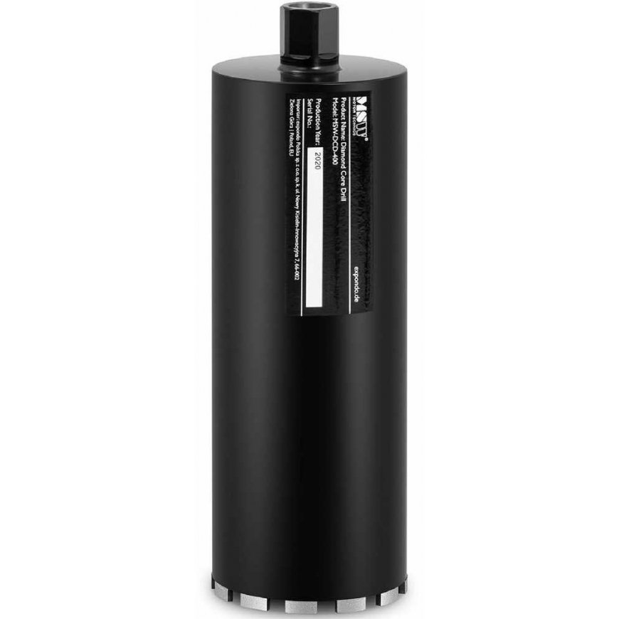 MSW Diamond drill for concrete, stone, G1, length 400 mm, dia. 152 mm – 2