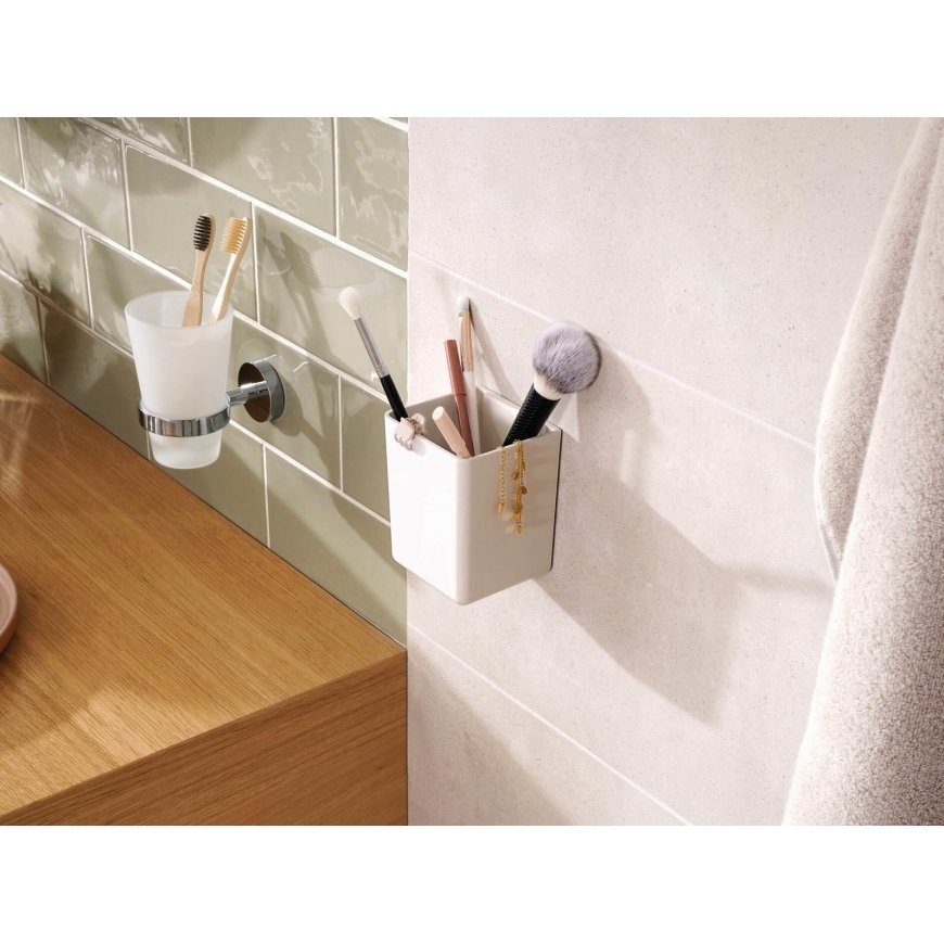 TESA BABOO White Plastic Bathroom organizer – 5