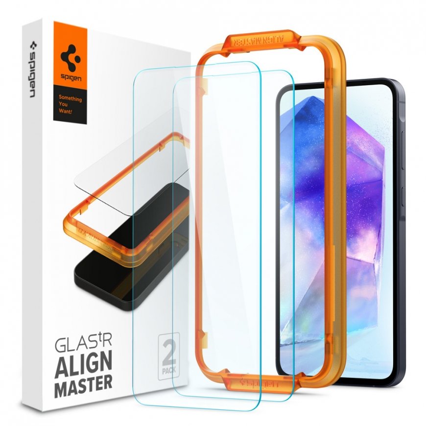 Spigen GLAS.tR AlignMaster Прозрачная защитная пленка Samsung 2 шт