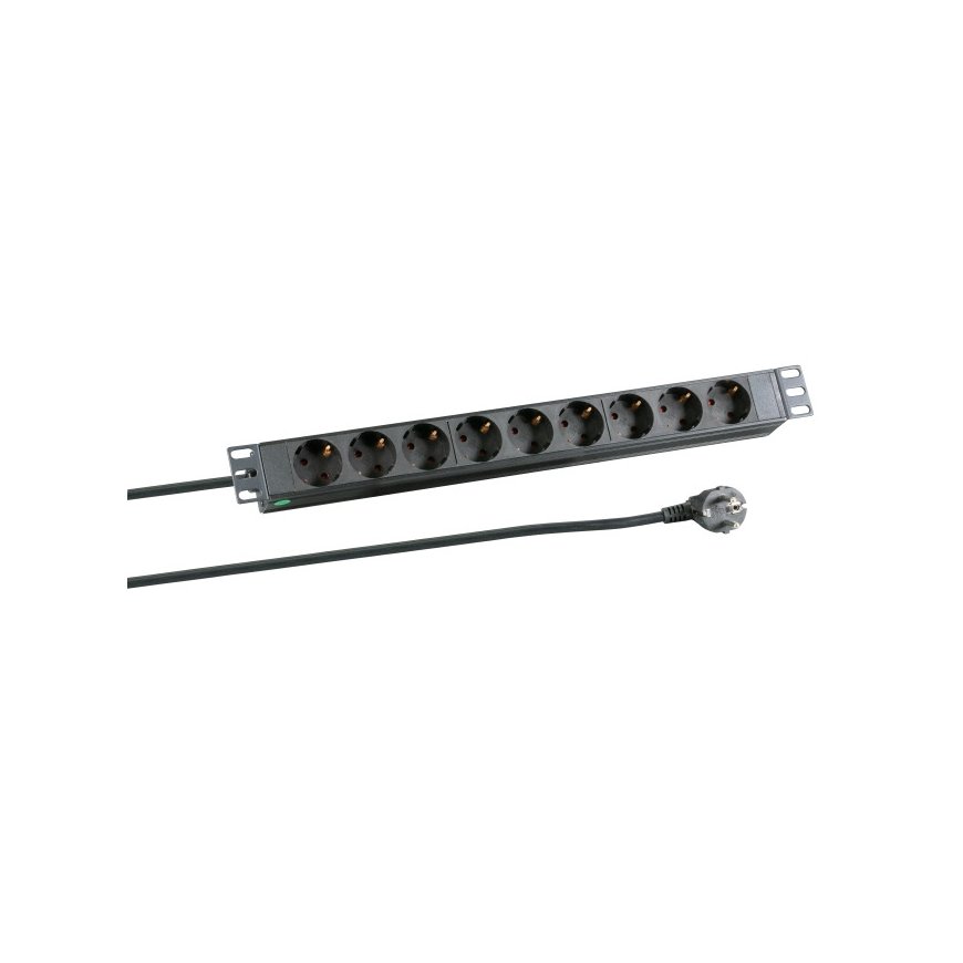 EFB Elektronik EK631DE.1 jatkojohto 2 m 9 AC-pistorasia(a) Sisätila musta