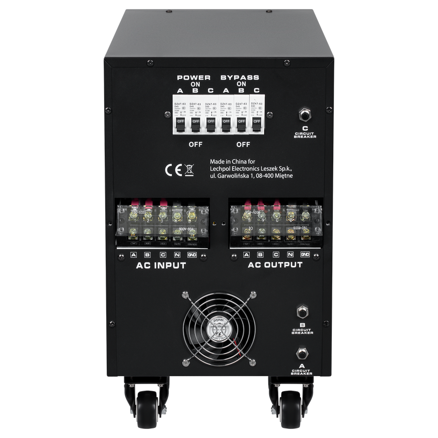 LP Automatic three-phase voltage stabilizer KEMOT PROavr-25k – 3