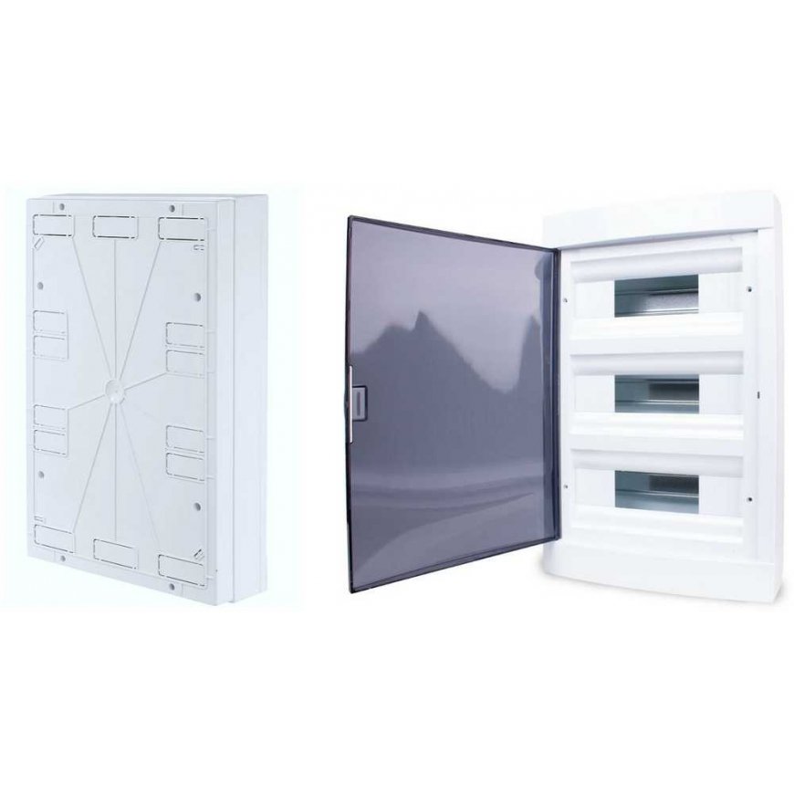 36 modules surface mounted switchboard (3*12M) Adelid RM-NT-36T – 2