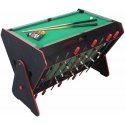 Enero Pro ROTATING GAMES TABLE 3 in 1 Billiards FOSSIBLE HUMBERGOT 121x84.5x85.3CM Black