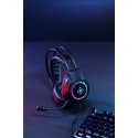 DH220 USB stereo žaidimų ausinės DELTACO GAMING, RGB, juodos / GAM-168 / 4222325 DH220 USB stereo žaidimų ausinės DELTACO GAMING, RGB, juodos / GAM-168 / 4222325