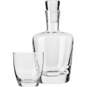 Set szklanek do whiskey with carafe Amber 7-elementowy AMBITION