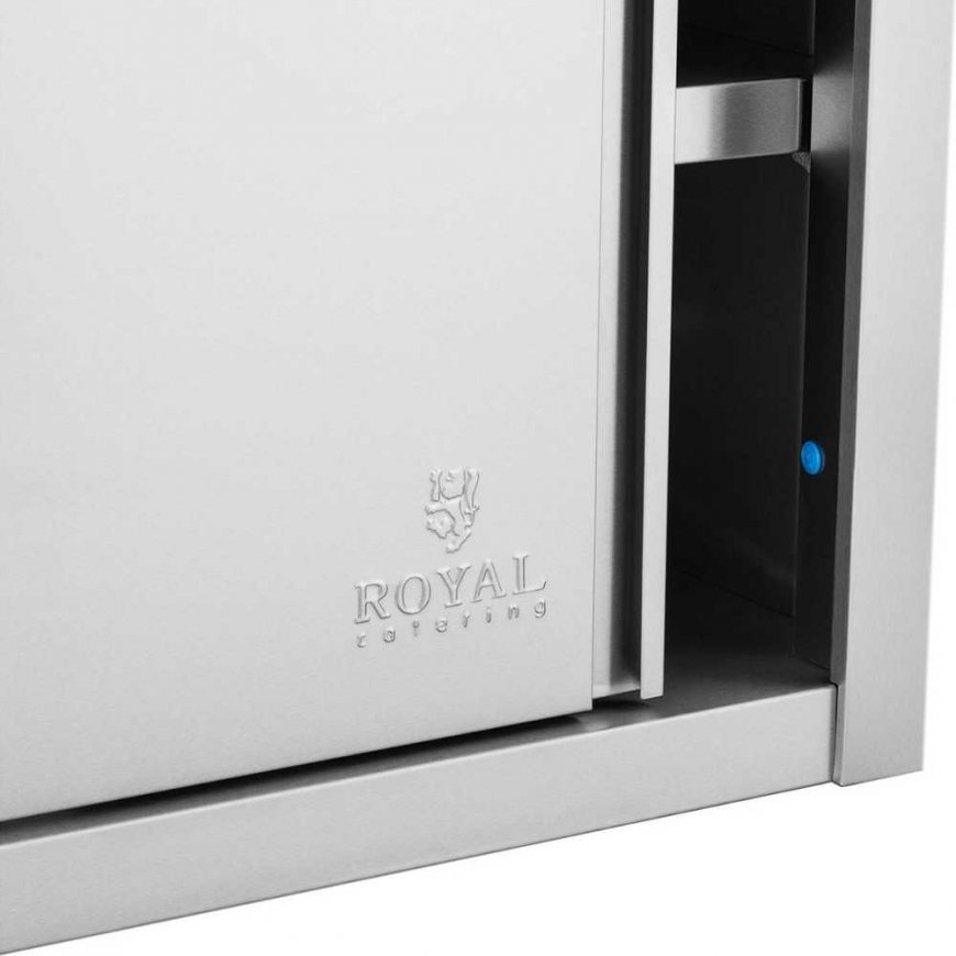 Royal Catering Catering wall cabinet with sliding doors, Steel, 120 x 45 x 60 cm – 3