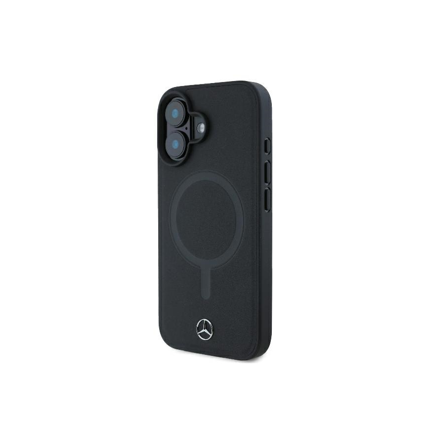 Case Mercedes MEHMP16M23RCMK iPhone 16 Plus 6.7" black/black hardcase Smooth Leather MagSafe – 4