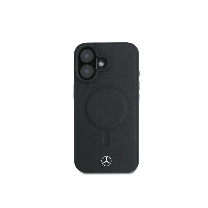 Dėklas Mercedes MEHMP16M23RCMK iPhone 16 Plus 6.7" juoda/juodas hardcase Smooth Leather MagSafe – 5