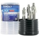 Grąžtas Tivoly Gilintuvų rinkinys Ø6-18mm, HSS-E5, 180°, 6 vnt Grąžtas Tivoly Gilintuvų rinkinys Ø6-18mm, HSS-E5, 180°, 6 vnt