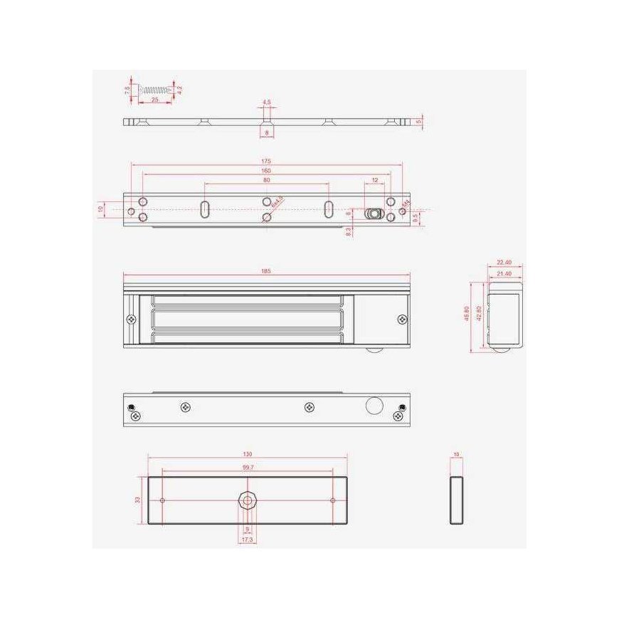 SCOT EL-350SL2 electromagnetic lock – 2