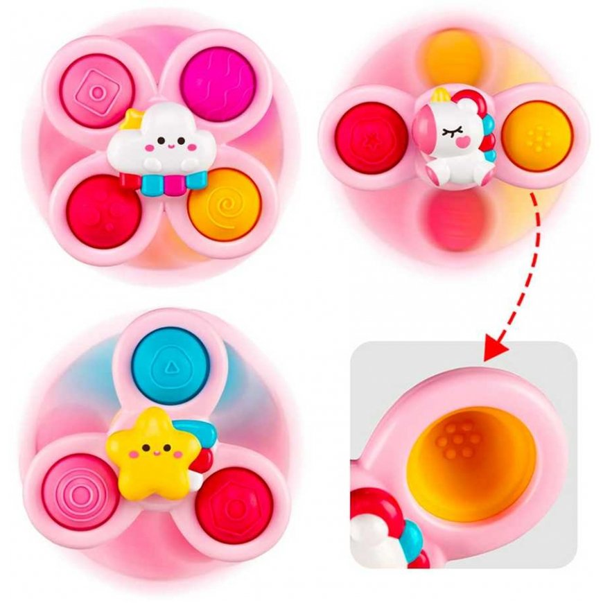 Woopie Suktukai 3 vnt spineriai Vienaragis – 4