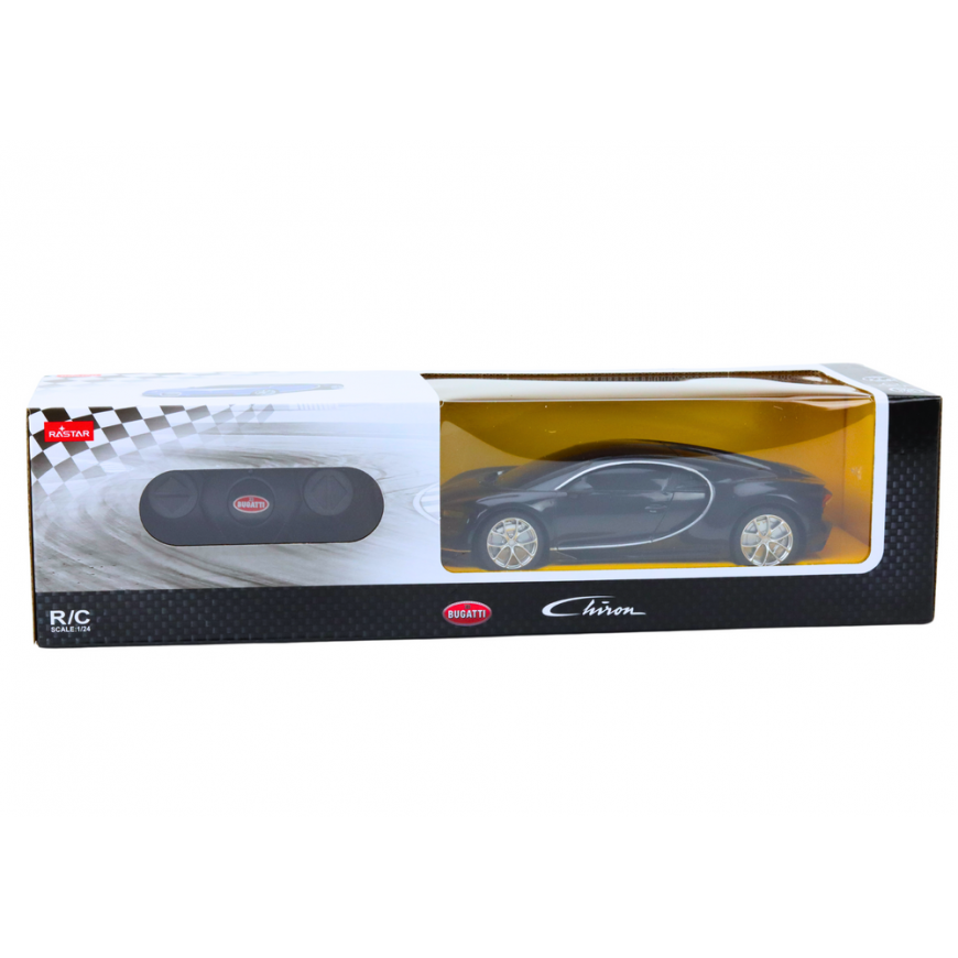Rastar Remote Control Car Bugatti Veyron Chiron 1:24 Black – 5