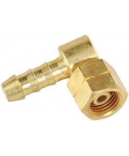 MEVA 90° angle adapter for connecting 1/4'' LH rear gas hose 8x15 mm