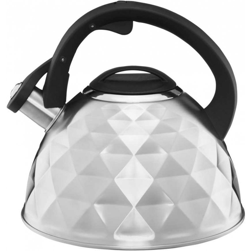 Kettle with whistle Diamond 2.5 l steel AMBITION
