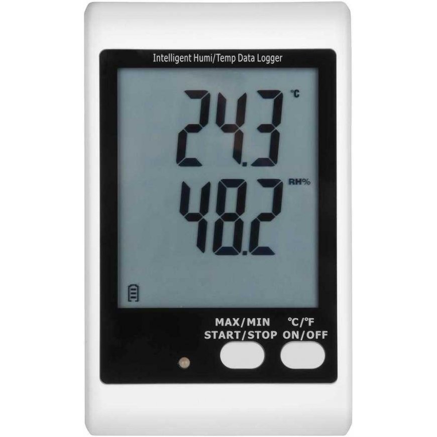 Steinberg Systems Thermohygrometer Temperature and Humidity Recorder Range 0 - 100% -35 - 70° C USB – 3