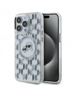 Karl Lagerfeld KLHMP15LHMCKMHT iPhone 15 Pro 6.1" przezroczysty|