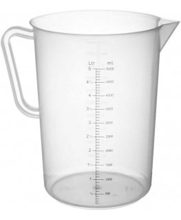 Food measuring cup with graduation, polypropylene, 5 l - Hendi 567500