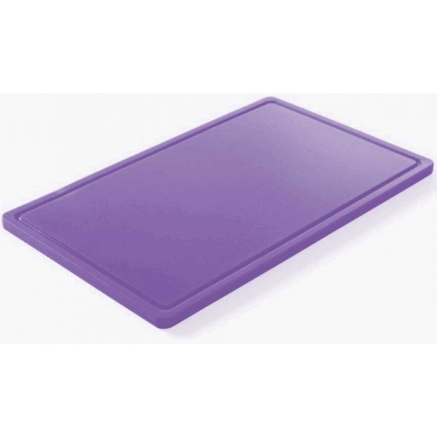 HACCP cutting board for allergy sufferers GN 1/2 purple - Hendi 826164