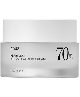 Anua Heartleaf 70% Intense Calming Kreminis intensyviai raminantis veido kremas 50ml