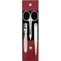 Zwilling Classic Inox Travel Set - Leather Case, 3 Pieces - Red Zwilling Classic Inox Travel Set - Leather Case, 3 Pieces - Red