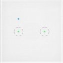Orno Tuya Smart Home Dual Wi-Fi Recessed Switch, White Orno Tuya Smart Home Dual Wi-Fi Recessed Switch, White