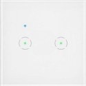 Orno Tuya Smart Home Dual Wi-Fi Recessed Switch, White Orno Tuya Smart Home Dual Wi-Fi Recessed Switch, White