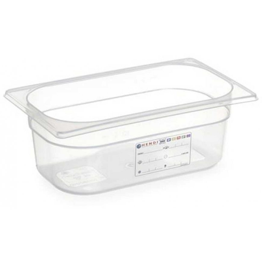 Container with polypropylene GN 1/4 height 200 mm - Hendi 880357
