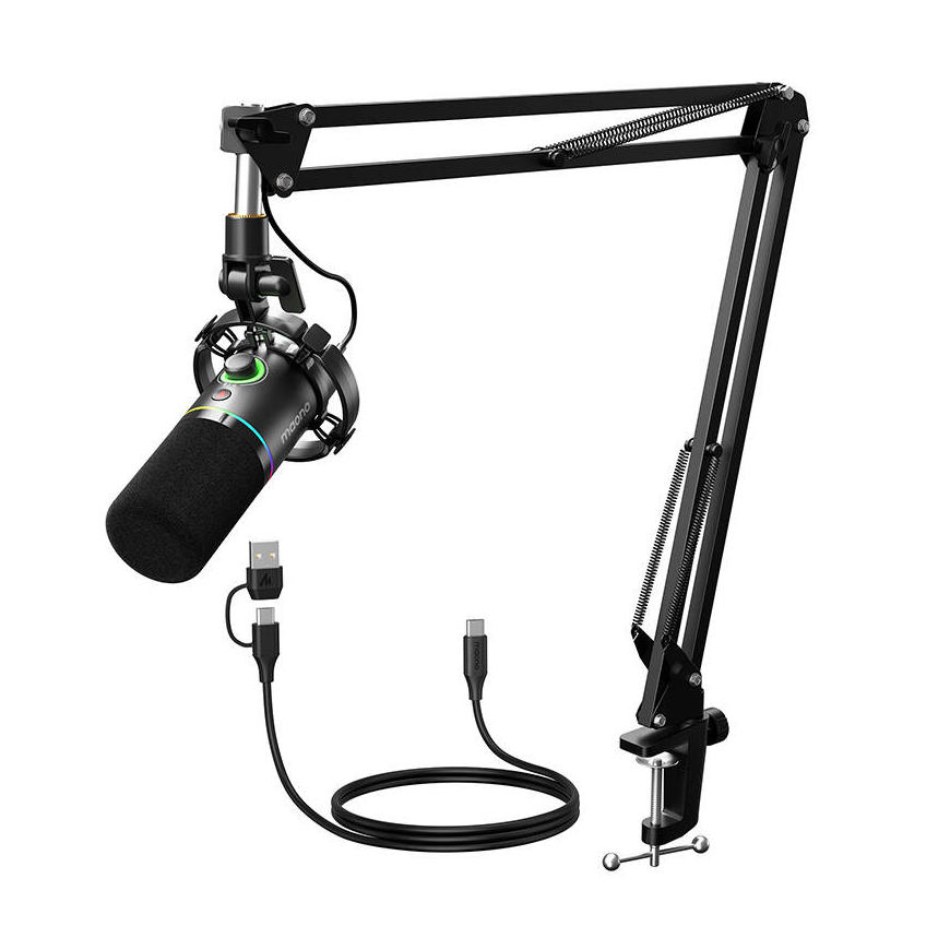 Dinaminis mikrofonas Maono PD200XS juodas – 3