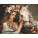 luca S Counted Cross Stitch Kit "Flower Fairy" 44x35cm SB620 luca S Counted Cross Stitch Kit "Flower Fairy" 44x35cm SB620