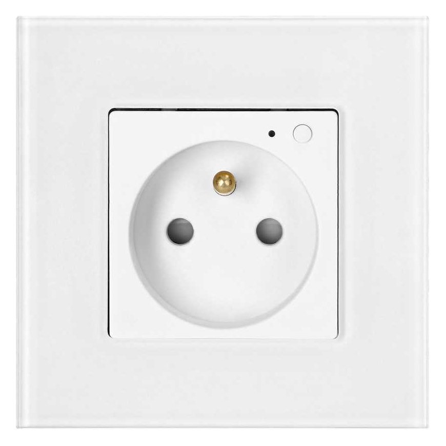 Orno Tuya Smart Wi-Fi Single Recessed Socket, White