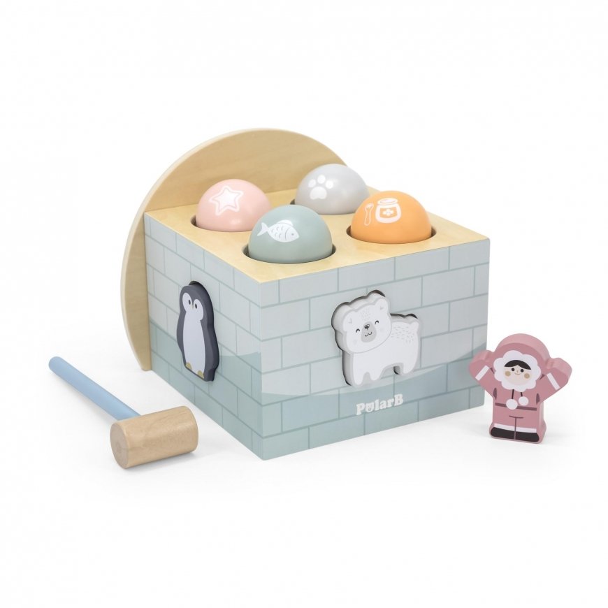 Viga Toys Wooden Igloo with hammer