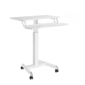 Spacetronik Buddy 03 adjustable table on wheels, white Spacetronik Buddy 03 adjustable table on wheels, white