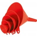 Set of 5 funnels KS TOOLS Ø55-150mm
