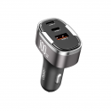 XO car charger CC61 PD QC 3.0 100W 1x USB 1x USB-C 1x Lightning XO car charger CC61 PD QC 3.0 100W 1x USB 1x USB-C 1x Lightning