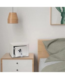 Extralink Home | Home safe | office, key box, safe deposit box, white, S-404