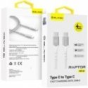 Blavec Cable Raptor braided - Type C to Type C - PD 100W 5A 1 me Blavec Cable Raptor braided - Type C to Type C - PD 100W 5A 1 me