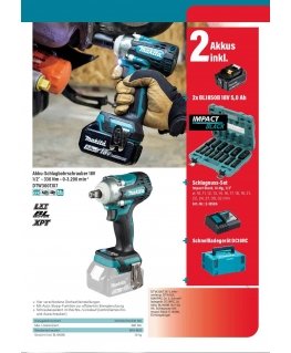 Makita DTW300TJX7 Akku-Schlagschrauber
