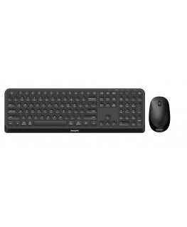 Philips 4000 series SPT6407B/00 клавиатура Мышь входит в комплектацию Дома РЧ беспроводной + Bluetooth Черный