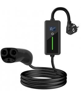 Hismart Electric car portable charger TESLA NACS - Schuko (220V), 8-16A, 3.5kW, 1-phase, 5m