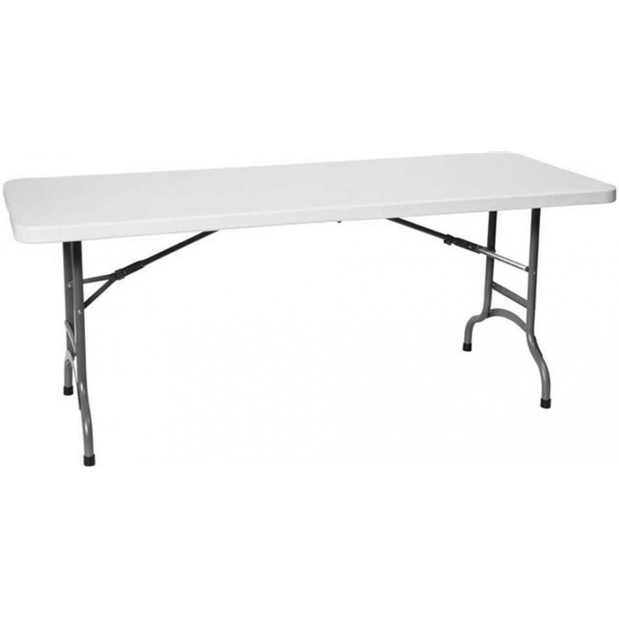Sulankstomas maitinimo stalas baltas 183x75cm iki 150kg - Hendi 810910