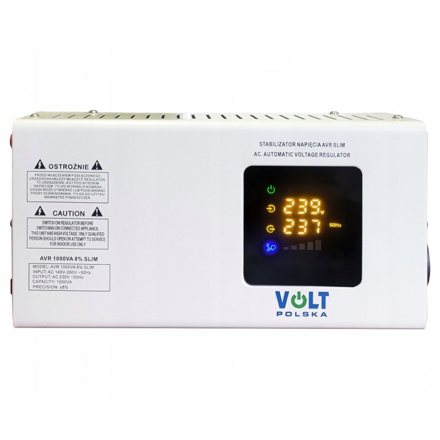 Voltage Stabilizer AVR 1000VA 8% SLIM – 2