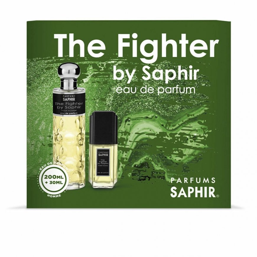 Saphir The Fighter Pour Homme komlektas kvepalų vandens purškiklis 200 ml + kvepalų vandens purškiklis 30 ml