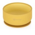 Petite&Mars Take&Match - two-color bowl with suction cup, 450 ml | Intense ocher